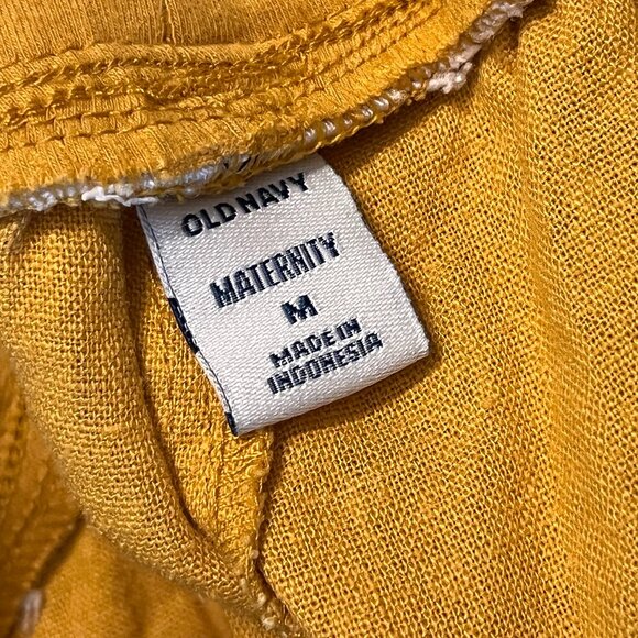 😍 3x $18 Clearance NWOT Old Navy Women's maternity Pants In Linen Blend. Size M - Picture 8 of 9